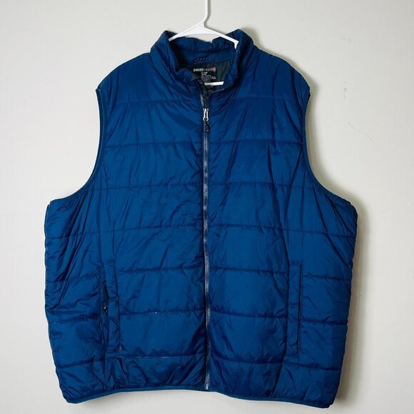 Other - Swiss Tech Puffer Vest Men 3XL Blue Full Zip‎ Sleeveless Padded Outdoorsy Winter